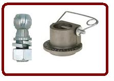 3" GOOSENECK COUPLER WITH 3/4"X4-1/4" HITCH PIN ONLY